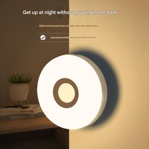 Luz de noche <span class=keywords><strong>LED</strong></span> con <span class=keywords><strong>Sensor</strong></span> de movimiento inalámbrico para dormitorio, cocina, cuerpo, gabinete de inducción, carga y conexión, ajuste de brillo - Product Image 2