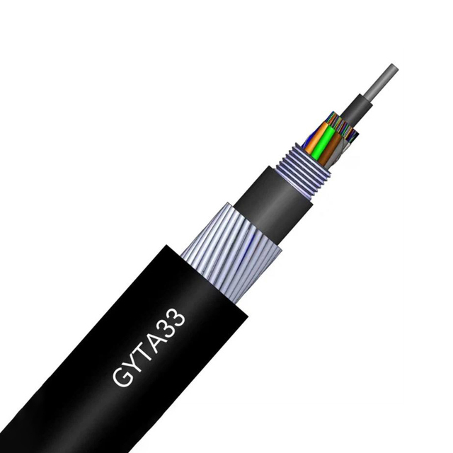 GYTA33 GYTY33 Armored Submarine Fiber Optic Cable 6-48 Core for Philippines Underwater Network