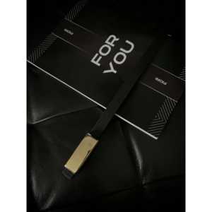 Cinturón Delgado Rectangular Fiori para Mujer, Hebilla de Aleación, Estilo Casual, Cinturón de Cuero PU - Product Image 1