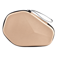 Sac de raquette de tennis de table à coque dure hexagonale or/argent/carbone sac de raquette de ping-pong sac de pagaie de ping-pong OEM de bienvenue