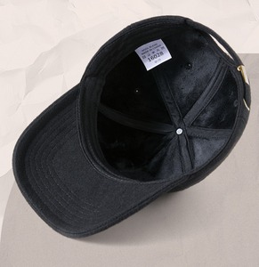 Nueva llegada Unisex invierno cálido sombrero deportivo <span class=keywords><strong>de</strong></span> <span class=keywords><strong>lana</strong></span> logotipo personalizado gorra <span class=keywords><strong>de</strong></span> béisbol <span class=keywords><strong>para</strong></span> correr al aire libre estilo Vintage Formal deportes <span class=keywords><strong>lana</strong></span> - Product Image 5