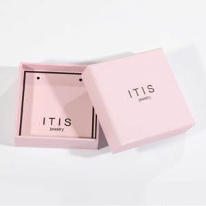 Bán buôn tùy chỉnh giấy Cô Gái Màu Hồng ít EcoFriendly du lịch Nhẫn bao bì hộp đồ trang sức tùy chỉnh Hộp quà tặng đồ trang sức - Product Image 5