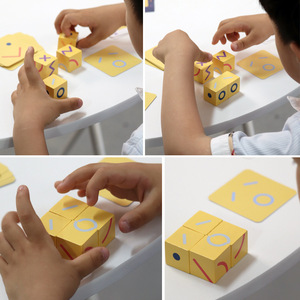 <span class=keywords><strong>2025</strong></span> Mới Bằng Gỗ Khuôn Mặt Thay Đổi Cube Trò Chơi Biểu Biểu Khối Xây Dựng Câu Đố Giáo Dục Câu Đố Đồ Chơi Hội Đồng Quản Trị Trò Chơi Cho Trẻ Em Chàng Trai Cô Gái - Product Image 4