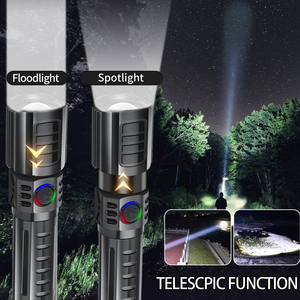 Xách Tay Mới Dài Khoảng Cách Công Suất Cao LED Đèn Pin USB Có Thể Sạc Lại Nhanh Chóng Sạc Loại C Mạnh Mẽ Ánh Sáng Ngoài Trời Mang Theo Đèn - Product Image 2