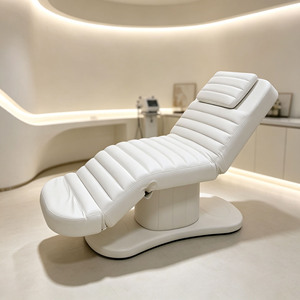 Brown <b>Electric</b> Massage Table PU Leather Beauty Bed Adjustable Salon Spa Tattoo <b>Chair</b> - Product Image 2