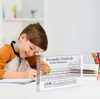 Tableau périodique en acrylique 3D personnalisé, magnifique cadeau scientifique pour les étudiants et les enseignants, salle de classe, éducation à domicile, bureau
