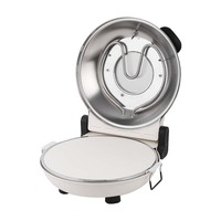 Mini cuisinière à pizza machine à pain 31cm avec plaque en pierre rotative en céramique four à pizza électrique domestique