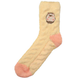 Wholesale Custom New 2024 <b>Warm</b> Fancy Small Crew <b>Socks</b> for <b>Women</b> Animal Print Polyester/Polyurethane Knitted - Product Image 1