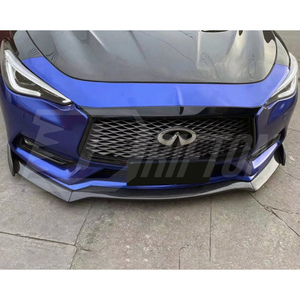 ลิ้นหน้าคาร์บอนไฟเบอร์ยอดนิยมสำหรับ Infiniti Q60 ปี 2016-2022 อะไหล่คุณภาพสูง จากโรงงานผู้ผลิต - Product Image 2