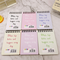 Steno — bloc-notes en spirale avec logo personnalisé imprimé, 50 feuilles, pour notes, a7