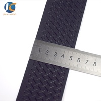 Bande élastique antidérapante en silicone de haute qualité 51 mm à motif chevrons, bande élastique adhérente en silicone pour vêtements de cyclisme