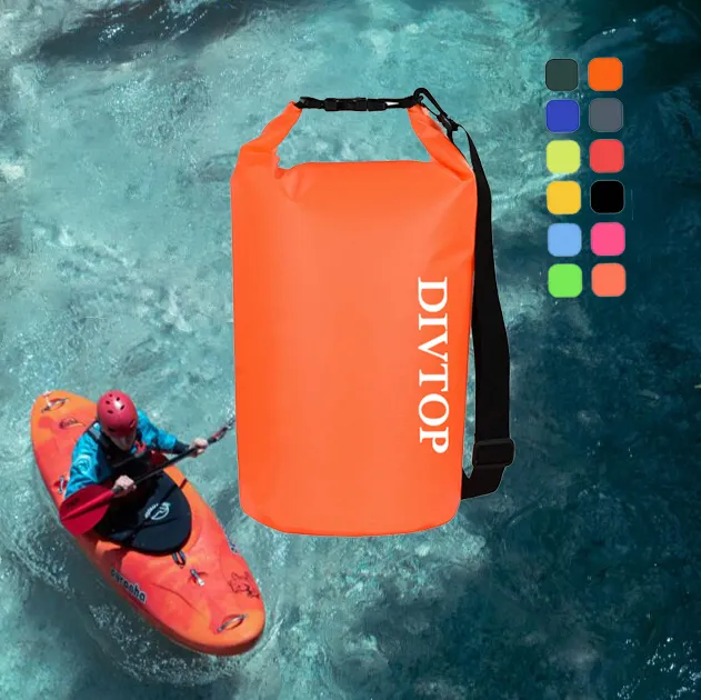 OEM Custom Logo Boating Hiking Kayak Water Proof Floating Roll Top Dry backpack, Water sports Outdoor Waterproof Dry Bag.
