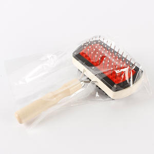 Commercio all'ingrosso della fabbrica Logo personalizzato di bambù capelli lunghi gatto pennello cane toelettatura spazzola per animali domestici - Product Image 6