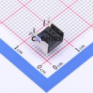 TS-1005A-AR06026 Tactile Switch SMD Switch Single Pole Single Throw Round Button 2.6N Horizontal Mount - Product Image 2