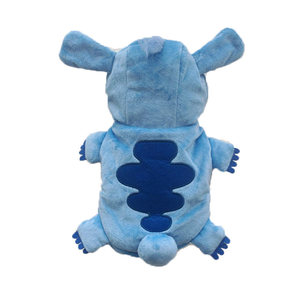Costume de transformation pour <span class=keywords><strong>chien</strong></span> et chat en velours bleu cristal, vêtements d'hiver en coton pour animaux de compagnie, fabriqué en Chine - Product Image 5