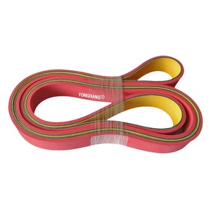 Correa de transmisión plana Yonghang de nailon con base de película amarilla y verde para imprentas, tamaño no estándar, compatible con OEM - Product Image 5