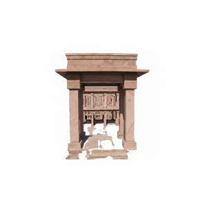 Blocs, dalles et carreaux en pierre de grès rose de Jodhpur, populaires pour la décoration extérieure, disponibles en tailles personnalisées avec plusieurs finitions - Pierre de grès naturelle - Product Image 1