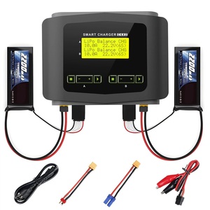 Cargador de Baterías HTRC C6X2 AC 150W DC 240W de Doble Canal con Pantalla LCD, Cargador y Descargador de Equilibrio para Baterías LiPo LiFe Lilon de 1~6S y NiCd NiMH de 1~15S - Product Image 3