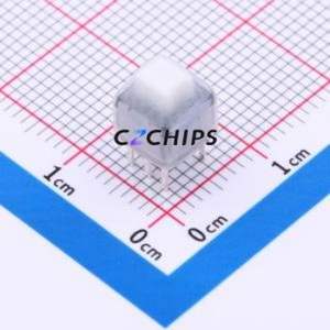 PS-6830DVB-6PN Push Button Switch Through hole Component (THT) Switch No Lock Rectangle Plunger 500mA 24V - Product Image 1