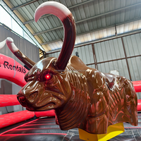 Machine de rodéo gonflable commerciale pour adultes, simulateur de cheval et de taureau mécanique