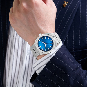 Reloj de acero inoxidable para hombre, color oro esmerilado, estilo empresarial – La opción de regalo perfecta - Product Image 2