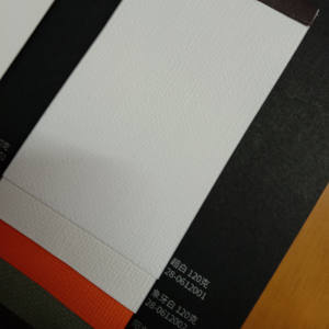 Papier gaufré texturé noir à motif élégant, carton texturé lin pour emballage de <span class=keywords><strong>scrapbooking</strong></span>, prix usine abordable - Product Image 2