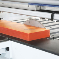 Sierra de Panel CNC Automática HICAS HC280 HC330 con PLC Delta, Servocontrol Inovance y Mesa Deslizante para Corte de Tableros