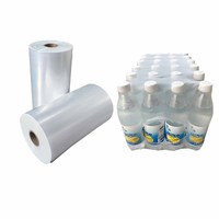 Film thermorétractable souple en LDPE personnalisé, directement de l'usine OEM, pour l'emballage de jus et de boissons
