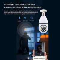 Super Low Price Wireless Wifi Bulb Camera Security Camera with Two Way Audio Bulb Camera 360 Degree