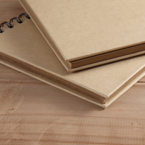 Bloc de dessin en papier kraft A5 120 g/m² à spirale pour carnets de voyage certifiés POTENTATE pour crayon, encre et acrylique - Product Image 3
