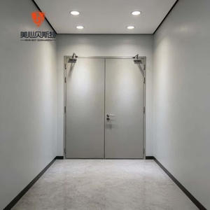 Portes coupe-feu standard Mexin pour hôtel, <span class=keywords><strong>porte</strong></span> résistante au feu pour <span class=keywords><strong>intérieur</strong></span>, portes ignifuges pour appartement - Product Image 1