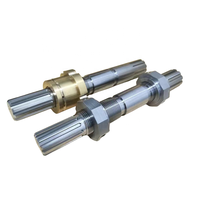Services d'usinage par fraisage OEM ODM Acier inoxydable Aluminium Laiton Arbre allongé Usinage CNC personnalisé pour pièces métalliques en cuivre
