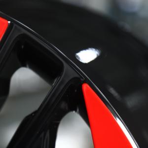 Jantes forgées aérodynamiques HTOR Custom 19x8.5 20x9 21x9.5 22x10 5x114.3 Noir Brillant Rouge pour SU7 Max 001 FR Polestar 4 Eletre R+ - Product Image 6