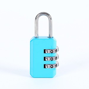 3 Digit Combination Lock 34mm Length Zinc Alloy Resettable Travel Lock For Suitcase <b>Backpack</b> Luggage Cabinet Toolbox - Product Image 4