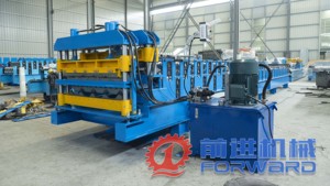 آلة صنع بلاط السقف ذات الطبقة المزدوجة عالية الجودة أوتوماتيكية بالكامل من الشركة المصنعة الأصلية مع إمكانية التخصيص - Product Image 5