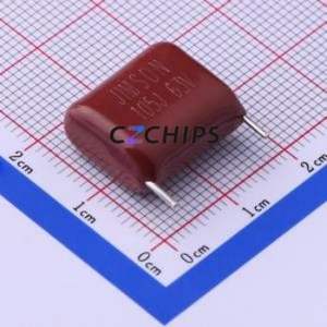 Condensateur à film polypropylène (CBB) MPP105J063D01, composant traversant (THT), pas de 15 mm, 1 µF, 5 %, 63 V - Product Image 1