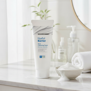 HADALABO Hyaful Barrier Espuma limpiadora de poros 150g Limpiador facial de alta calidad - Product Image 3