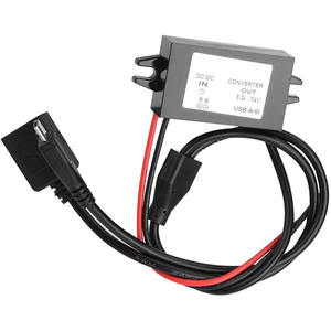 Modul Konverter DC ke DC IP68 Step Down 12V ke 5V <span class=keywords><strong>3A</strong></span> 15W Transformator Konverter USB A Female+Micro USB Male Output Adaptor Daya - Product Image 5