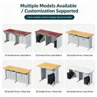 Bureau d'ordinateur pliable, Table de conférence multimédia scolaire, Console d'opération pour salle de classe et laboratoire informatique, Bureau de formation et d'étude