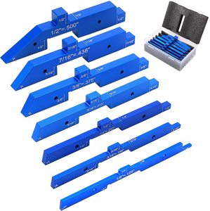 Jeu de 7 blocs de réglage de hauteur de précision en aluminium OEM pour table de défonceuse, outil manuel de menuiserie de qualité industrielle - Product Image 3