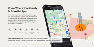 Pulseira Alerta Vida Médica para Senior com Alerta De Queda Botão De Pânico 2 Way Communication Fitness Tracker - Product Image 5