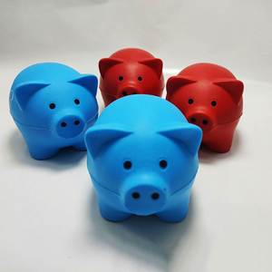 Pelota Antiestrés de PU con Forma de Cerdo, Pelotas Antiestrés Promocionales Económicas con Forma de Cerdo, Pelotas Antiestrés Personalizadas con Logotipo - Product Image 3