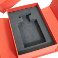 Kotak Kado Kreatif Kustom Grosir, Kotak Kemasan Parfum Pintu Ganda dari Karton Kaku Berkualitas Tinggi yang Dapat Digunakan Kembali dengan Sisipan EVA