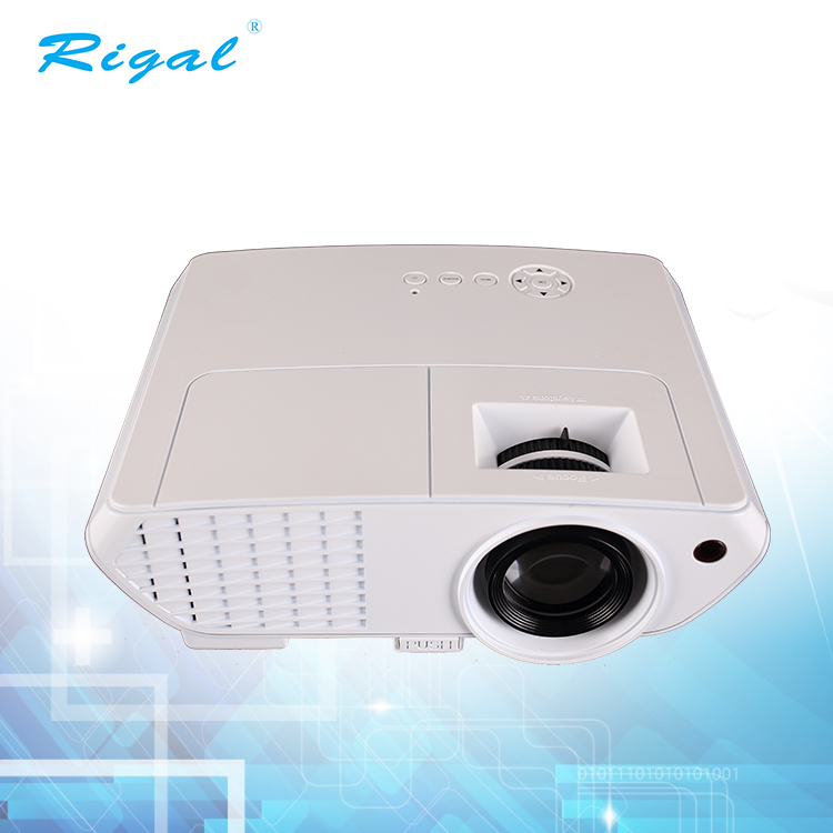 Mini Sans Fil Portable 1080p HD Wifi Projecteur DLP, 2000 Lumens Vrai Home Cinéma Projecteur Professionnel