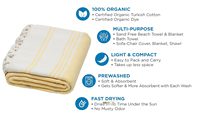 Custom Logo Printed High Quality 100% Cotton Eco-Friendly Quick-Dry Beach Towels with Tassel New Style Turkish Towel