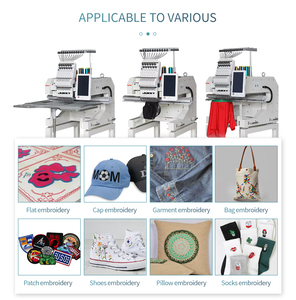 Machine à broder industrielle informatisée automatique 1502 avec 15 aiguilles pour casquettes, t-shirts, sweats à capuche, broderie point de croix - Product Image 5