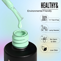 YOKEFELLOW 10ml Macaron Couleur Vernis À Ongles Gel UV Vernis 6pcs Ensemble OEM Soak Off Gel Fournitures