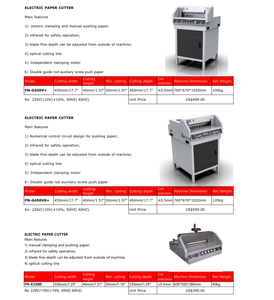 Máquina de corte de papel, - Product Image 2