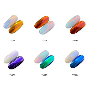 Poudre polarisante professionnelle transparente Aurora Pearl Chrome <span class=keywords><strong>pour</strong></span> gel UV Nail Art - Product Image 3
