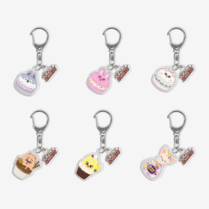 Custom Cartoon <b>Anime</b> Pattern UV Printing Acrylic <b>Keychain</b> Souvenir Fashionable Pendant Accessories - Product Image 2